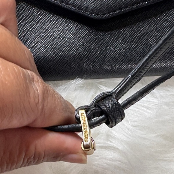 Michael Kors Black Crossbody Wallet Bag with Gold Chain - Picture 5 of 8